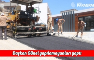 Başkan Günel yapılamayanları yaptı