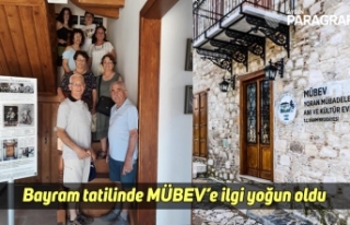 Bayram tatilinde MÜBEV’e ilgi yoğun oldu
