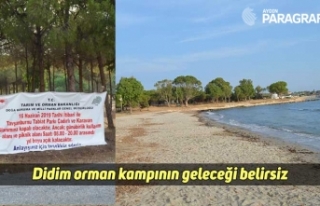 Didim orman kampının geleceği belirsiz