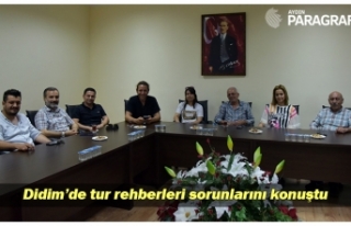 Didim’de çalışan tur rehberleri sorunlarını...