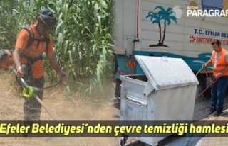 Efeler Belediyesi’nden çevre temizliği hamlesi