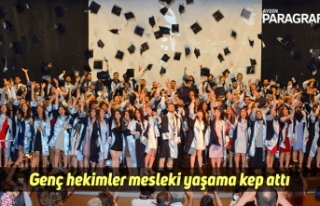 Genç hekimler mesleki yaşama kep attı