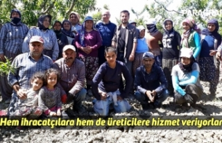 Hem ihracatçılara hem de üreticilere hizmet veriyorlar