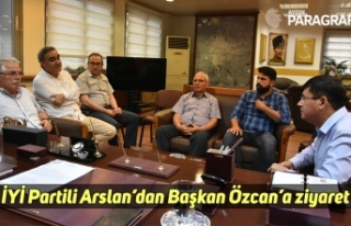 İYİ Partili Arslan’dan Başkan Özcan’a ziyaret