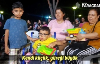 Kendi küçük, yüreği büyük