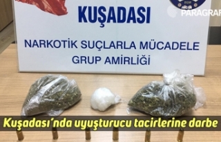 Kuşadası’nda uyuşturucu tacirlerine darbe