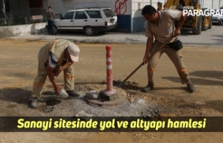 Sanayi sitesinde yol ve altyapı hamlesi
