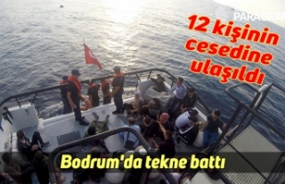 Tekne battı, 12 kişinin cesedine ulaşıldı