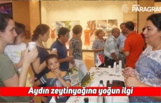 Aydın zeytinyağına yoğun ilgi