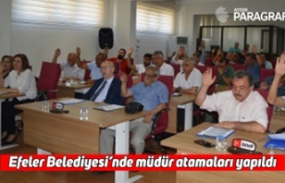 Efeler Belediyesi’nde müdür atamaları yapıldı