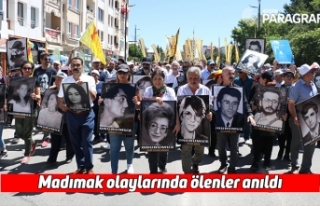 Madımak olaylarında ölenler anıldı