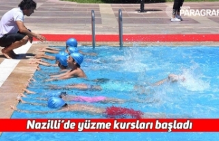 Nazilli’de yüzme kursları başladı