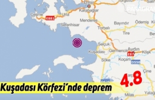Kuşadası körfezinde deprem