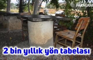 2 bin yıllık yön tabelası