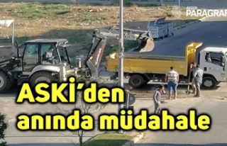 ASKİ’den anında müdahale