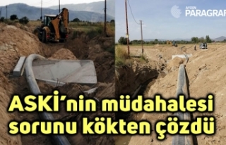 ASKİ’nin müdahalesi sorunu kökten çözdü