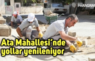 Ata Mahallesi’nde yollar yenileniyor