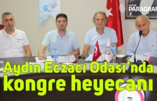 Aydın Eczacı Odası’nda kongre heyecanı