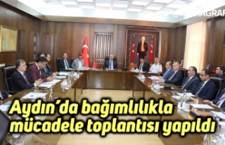 Aydın’da bağımlılıkla mücadele toplantısı...