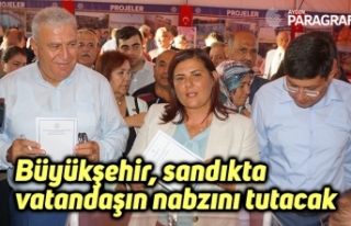 Büyükşehir, sandıkta vatandaşın nabzını tutacak