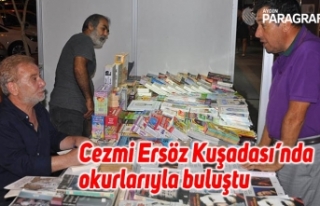 Cezmi Ersöz Kuşadası’nda okurlarıyla buluştu