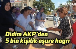 Didim AKP’den 5 bin kişilik aşure hayrı