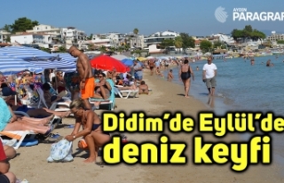 Didim’de Eylül’de deniz keyfi bir başka