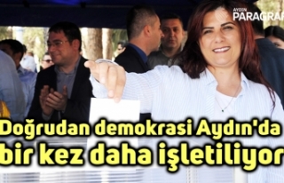 Doğrudan demokrasi Aydın'da bir kez daha işletiliyor