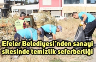 Efeler Belediyesi’nden sanayi sitesinde temizlik...