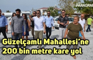 Güzelçamlı Mahallesi’ne 200 bin metre kare yol