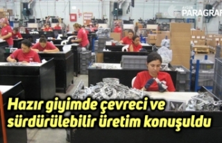Hazır giyimde çevreci ve sürdürülebilir üretim...