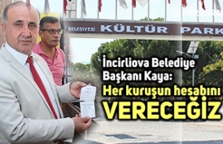 İncirliova Belediye Başkanı Kaya: Her kuruşun...