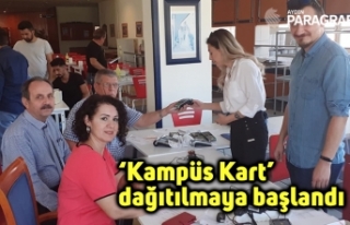 ‘Kampüs Kart’ dağıtılmaya başlandı