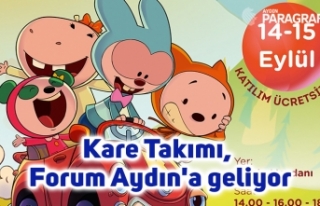 Kare Takımı, Forum Aydın'a geliyor