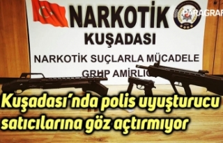 Kuşadası’nda polis uyuşturucu satıcılarına...