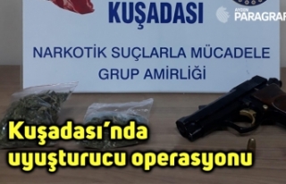 Kuşadası’nda uyuşturucu operasyonu