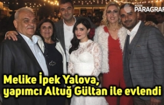 Melike İpek Yalova, yapımcı Altuğ Gültan ile...