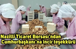 Nazilli Ticaret Borsası’ndan Cumhurbaşkanı Erdoğan’a...