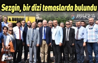 Sezgin, bir dizi temaslarda bulundu