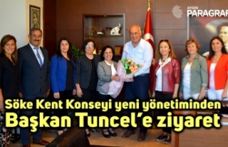 Söke Kent Konseyi yeni yönetiminden Başkan Tuncel’e...