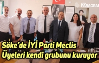 Söke’de İYİ Parti Meclis Üyeleri kendi grubunu...