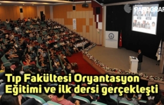 Tıp Fakültesi Oryantasyon Eğitimi ve ilk dersi...