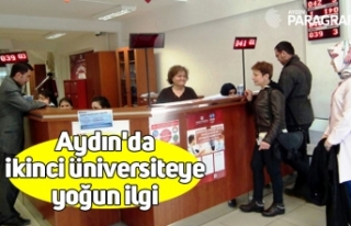 Aydın'da ikinci üniversiteye yoğun ilgi