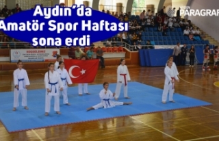 Aydın’da Amatör Spor Haftası sona erdi