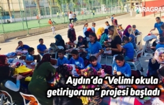 Aydın’da ‘Velimi okula getiriyorum” projesi...