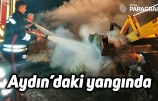 Aydın’daki yangında