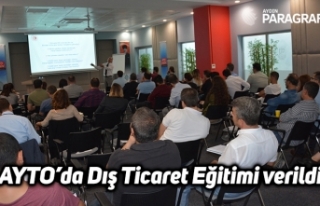 AYTO’da Dış Ticaret Eğitimi verildi