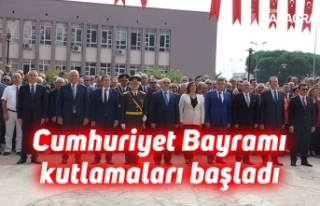 Cumhuriyet Bayramı kutlamaları başladı