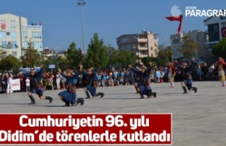Cumhuriyetin 96. yılı Didim’de törenlerle kutlandı