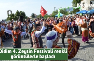 Didim 4. Zeytin Festivali renkli görüntülerle başladı